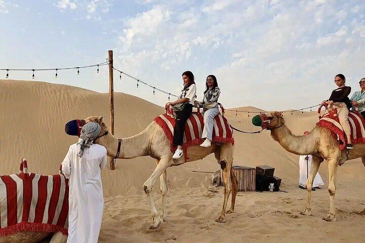 VIP Desert Safari With Camel Ride & Live Shows & BBQ Dinner