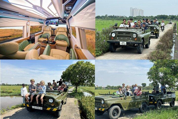 Ninh Binh Army Jeep see Highlight Start From Hanoi By Limousine