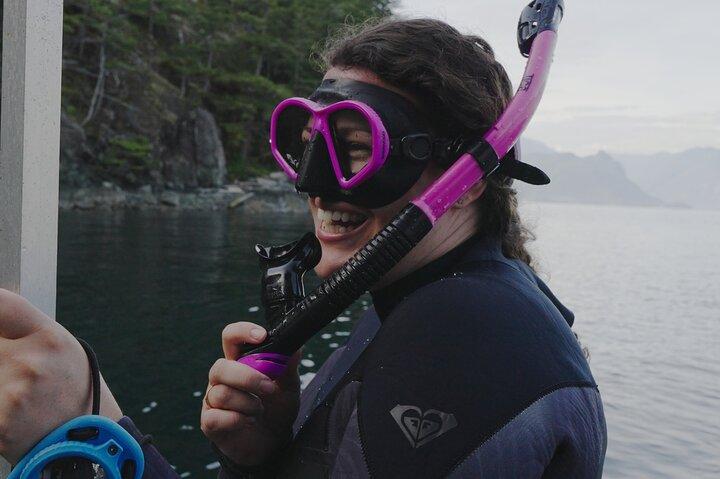 Vancouver UNESCO Biosphere Reserve Seals Snorkel Kayak Boat Tour