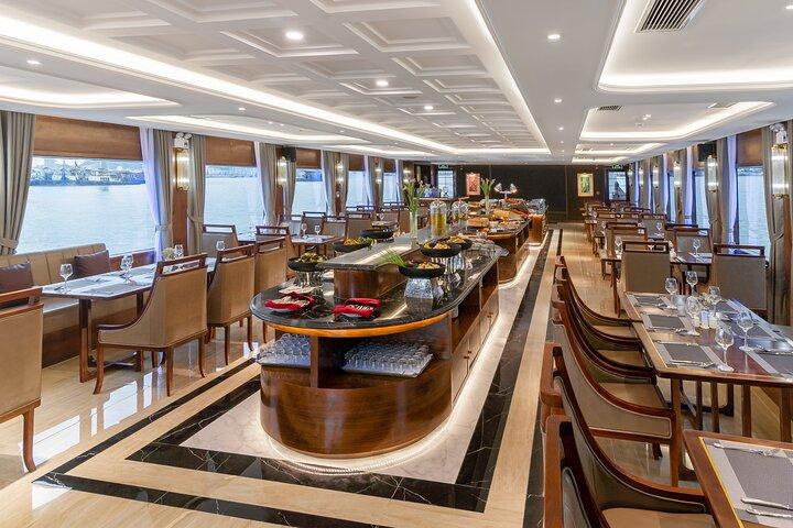 HALONG BAY LUXURY IRIS CRUISE DAY TRIP-BEST SELLER: Kayak, Music