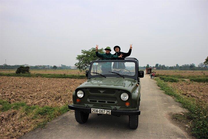 Hanoi City Tour by Vintage Jeep: Train Street & Hidden Gems