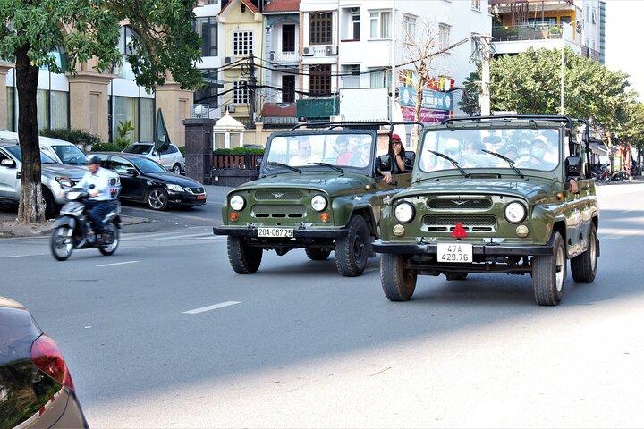 Hanoi City Tour by Vintage Jeep: Train Street & Hidden Gems