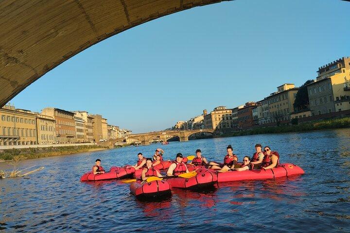 Kayak Soft in Florence under the Pontevecchio Arches