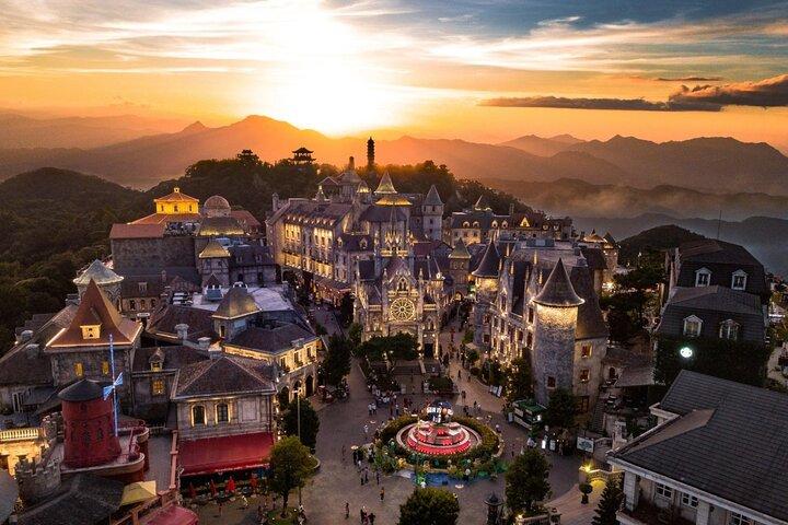 Ba Na Hills Sunset Tour with Golden Bridge & Night Dragon Bridge