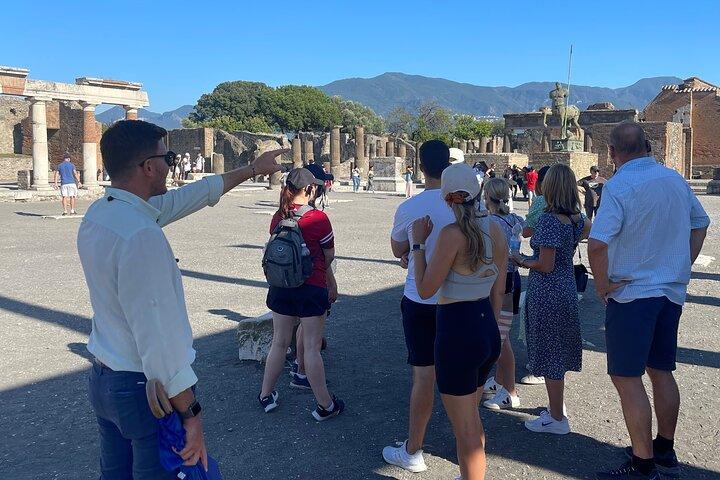 Pompeii at Sunset with Ticket Included