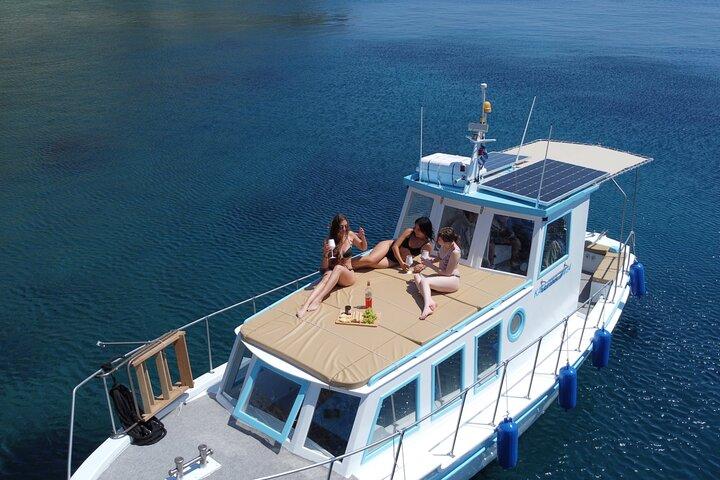 Mykonos boat tour-unlimited drinks-small group(new product)
