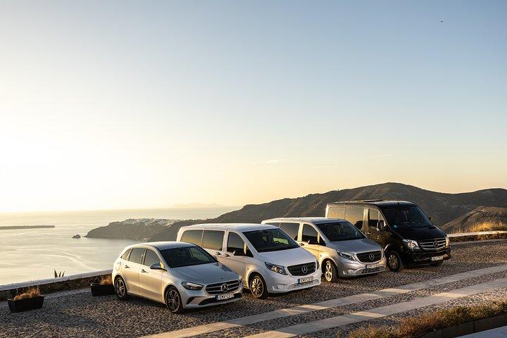Santorini Private Transfers: 24/7 We are at your service