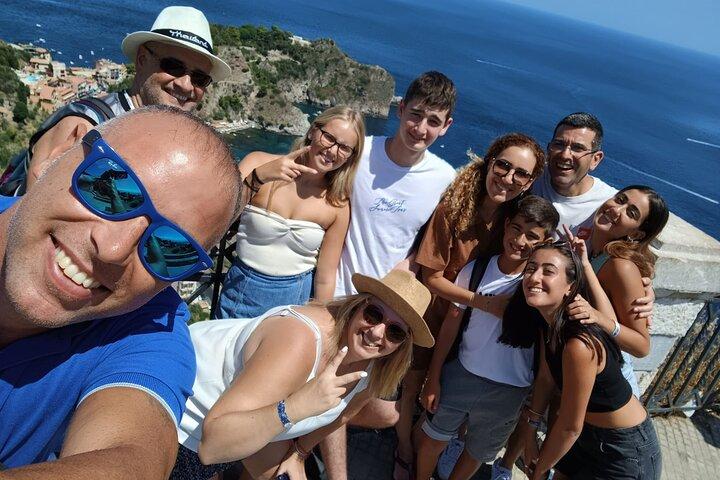 Messina Tour Taormina, Isola Bella beach with cannoli or granita