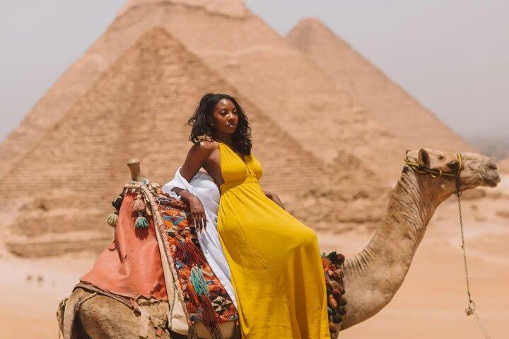 Giza pyramids ,sphinx ,quad bike &camel ride Private Excursion