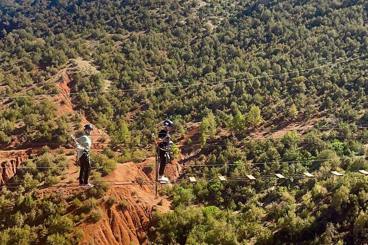 Zipline Experience out of Marrakech City in the Atlas Mountains