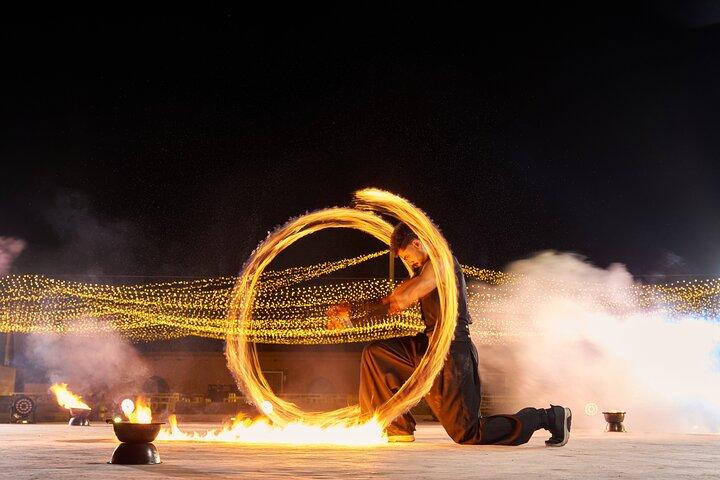 Dubai Evening Desert Safari BBQ Dinner & Transfer to Noble Camp