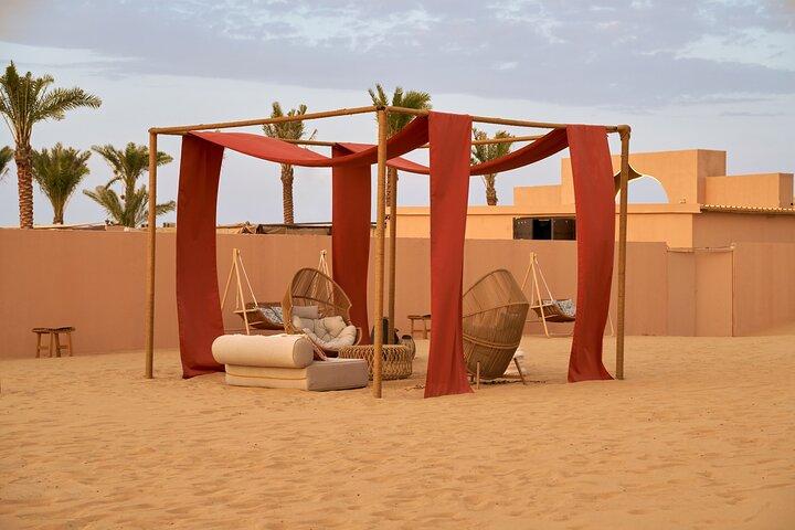 Dubai Evening Desert Safari BBQ Dinner & Transfer to Noble Camp