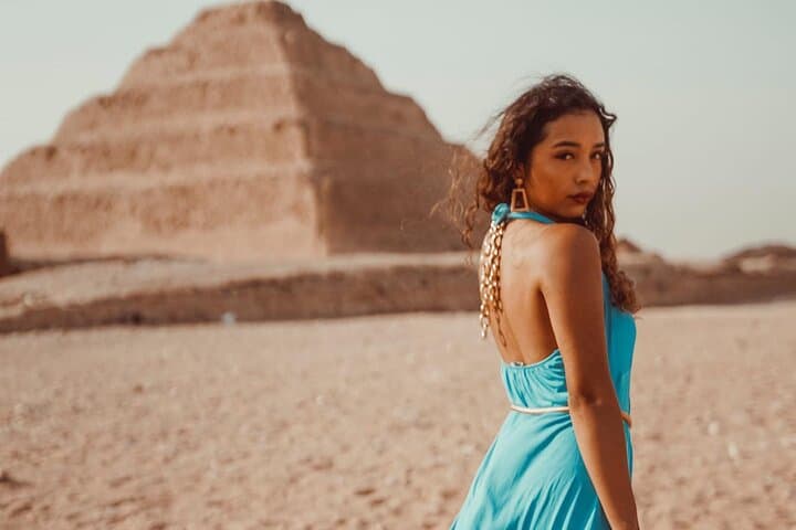 Private Tour Memphis Old City & Sakkara Pyramid & Imhotep museum