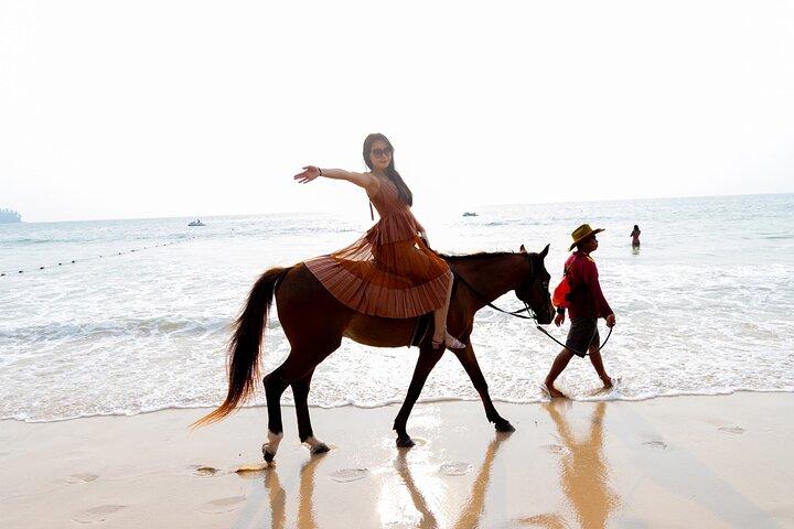 Phuket Beach and Horse Rides 1 Hour Experience