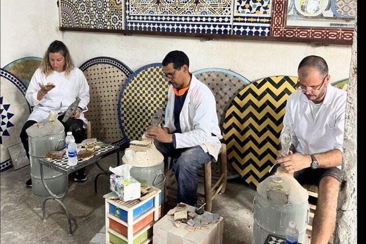 Mosaic workshop in Marrakech