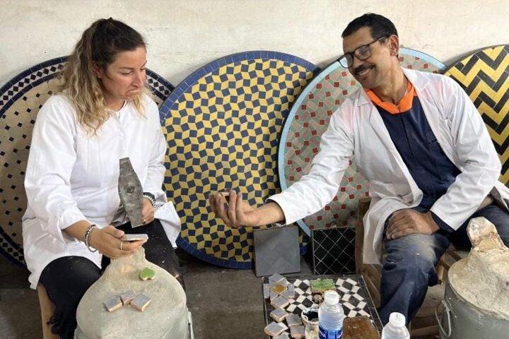 Mosaic workshop in Marrakech