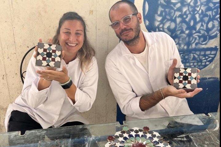 Mosaic workshop in Marrakech