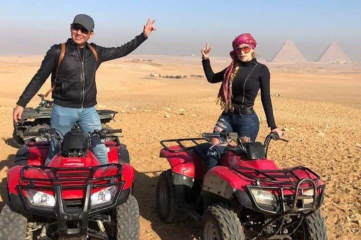 Quad Bike ATV ride around Giza Pyramids Sahara