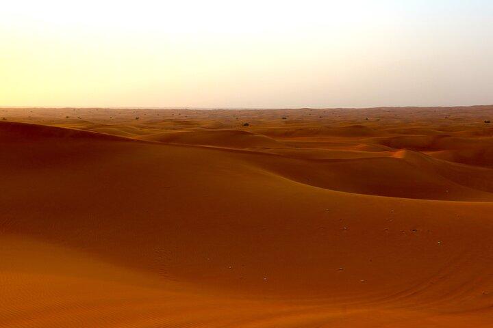 Dubai Desert Safari Camel Ride and ATV Bike with BBQ Dinner