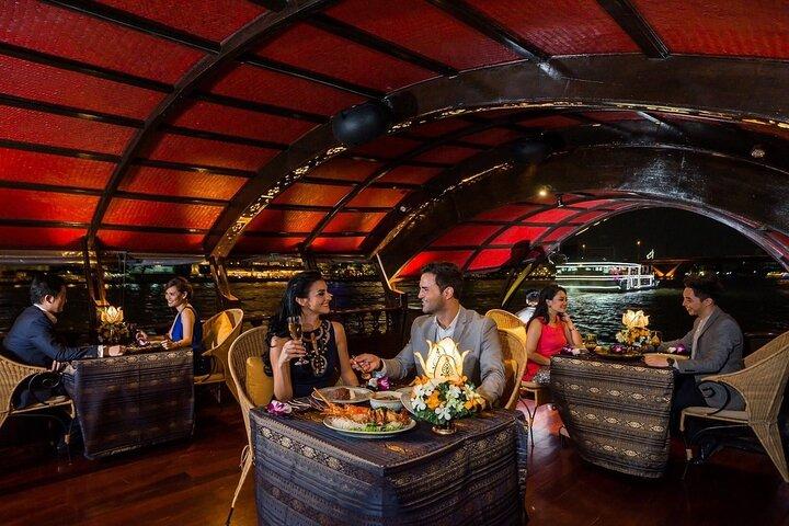 Bangkok Manohra Cruise Sunset Dining on Chao Phraya River
