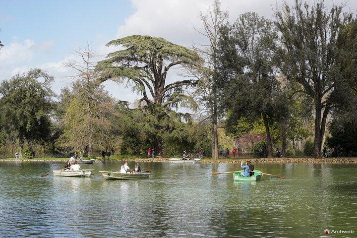 Rome : rowing boat of Lake Villa Borghese + photo shoot