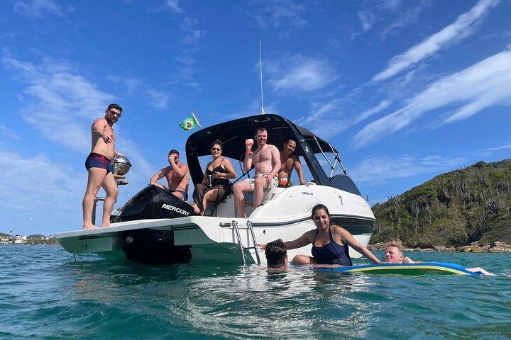 Private Boat Tour through the beautiful beaches and islands of Búzios