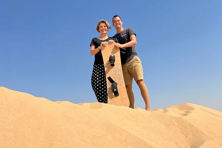 Private Abu Dhabi Sunset Desert Safari with Sand Boarding