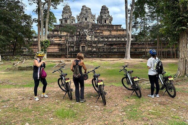 Explore the Angkor Temples by Electric Mountain Bike