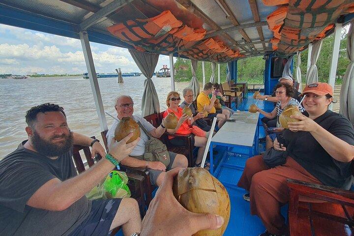 Mekong Delta 4 Islands, TukTuk, Boat, Try Khot Cake Local Cooking