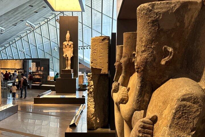 Female Guided Tour: Grand Egyptian Museum, Giza Pyramids, Bazaar