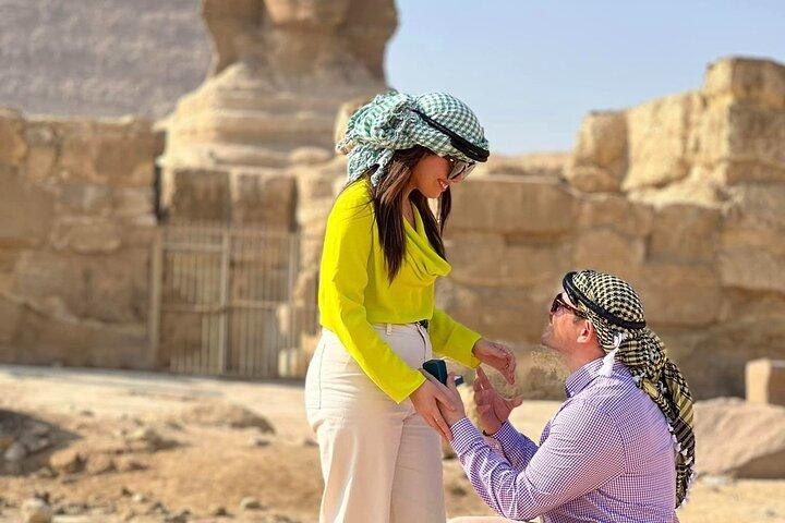 Best Private Day Tour to Giza Pyramids, Saqqara and Dahshur
