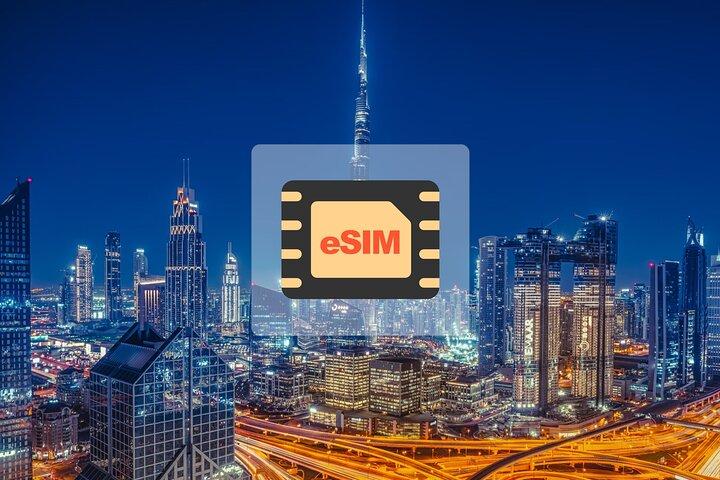 eSIM 4G/5G Data Plan for UAE Saudi Qatar Kuwait Egypt Israel