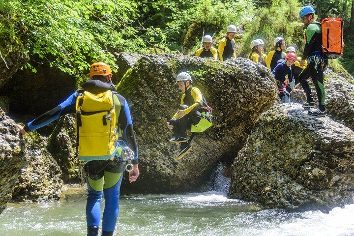 Canyoning at the Foot of Mont Blanc in Chamonix