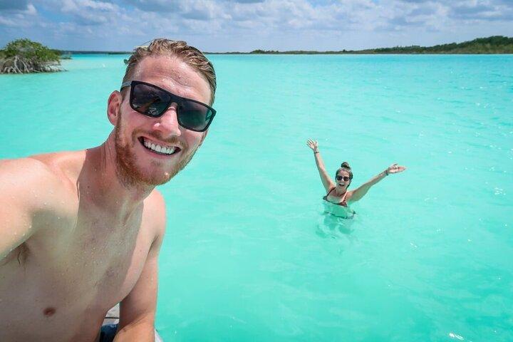All Included Bacalar Seven Color Lagoon Boat Tour From Costa Maya