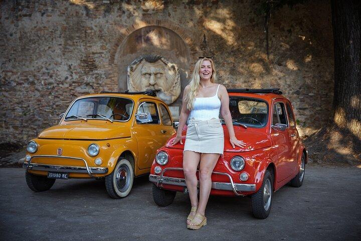 Vintage Car Fiat 500 Tour In Rome