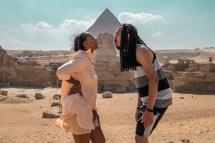 Giza Pyramids with Camel Ride, ATV, Nile Felucca & Shopping Tour