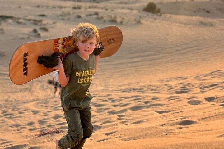 Premium Desert Safari with 5* Dinner Live Cooking Sandsurf Shows