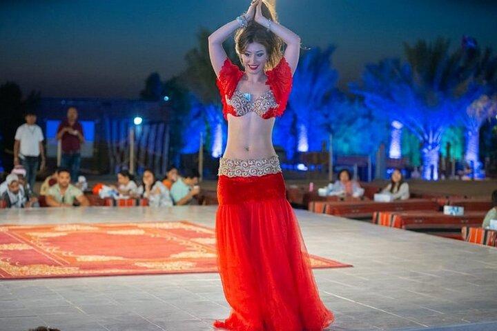 Premium Desert Safari with 5* Dinner Live Cooking Sandsurf Shows