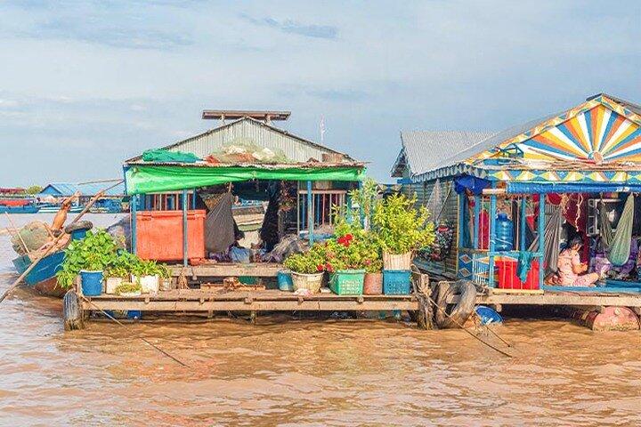 Mechrey Floating Village Tour & Mangrove from Siem Reap