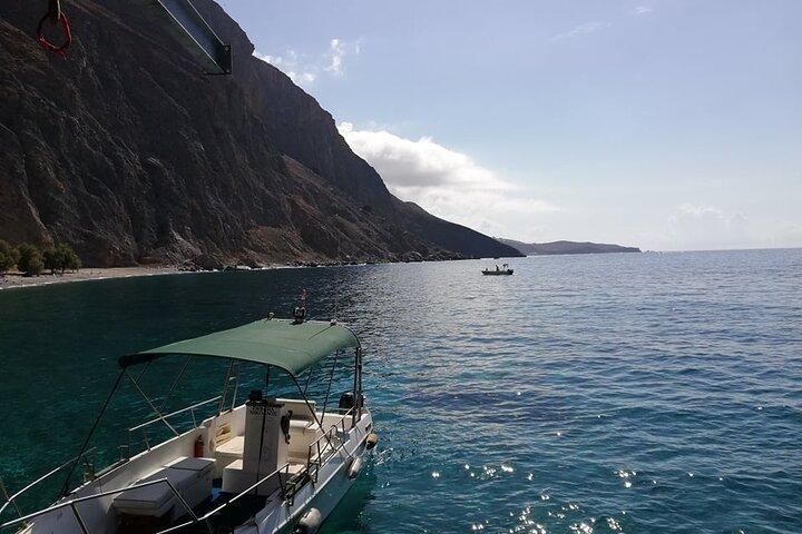 Loutro the hidden village in the South and Glyka Nera Beach
