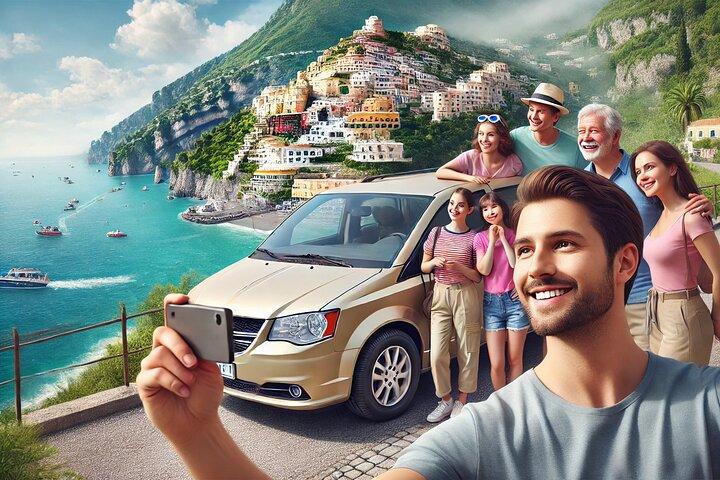 Tour from Naples to Amalfi, Positano and Ravello in 8 hours with driver
