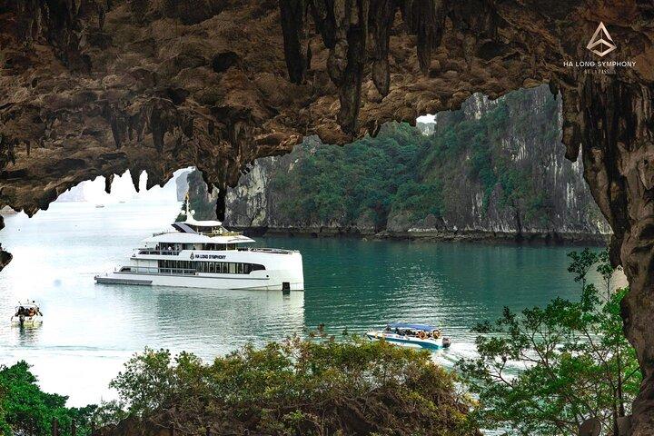 Symphony 5 Star Cruise Halong Bay Day Tour Pickup from Halong