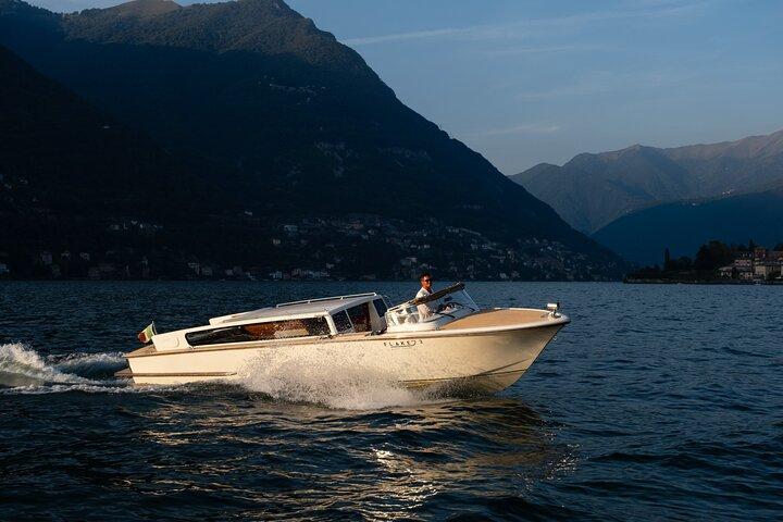 Boat Tour Lake Como Venetian Taxi from 1 to 7h