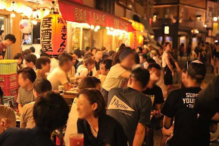 Onsen Spa in Tokyo and Asakusa Bar Hopping with Local Guide