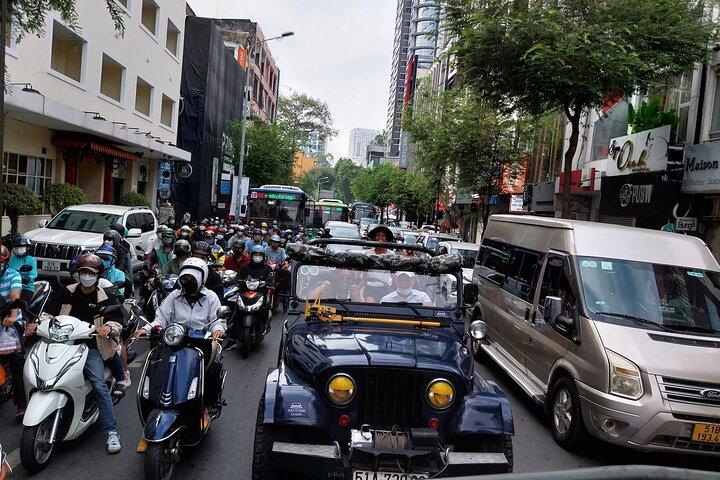 Saigon Discovery by US Army Jeep: Day History & Night Street Food