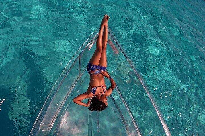 Tour to Arch in the only Clear Boat in Cabo Cruise Hotel PICKUP!