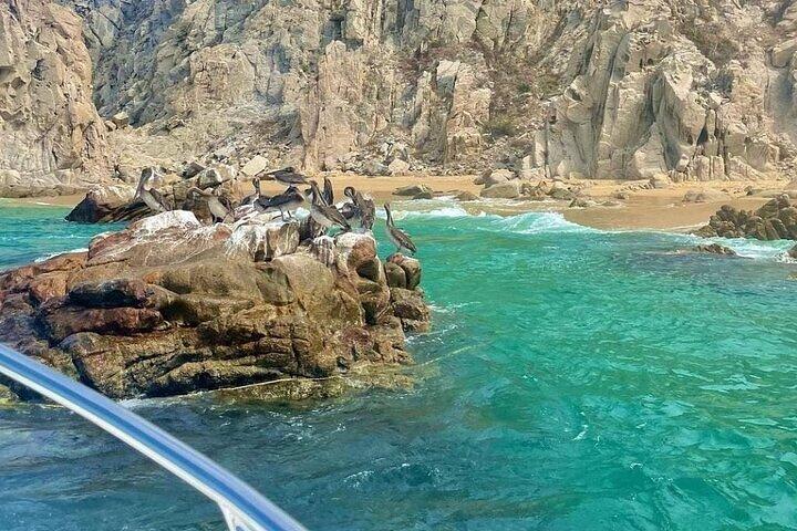 Glass Bottom Boat to the Arch and Lovers Beach: Optional Pickup