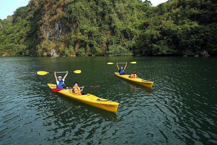 Best Halong Bay Day Trip from Ha Long City with Luxury Cruise