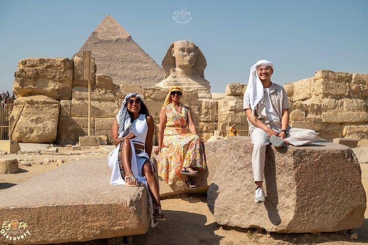 Pyramids of Giza tour with Coptic Cairo and khan Elkhalili market