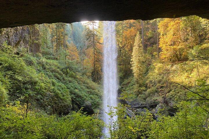 Silver Falls Waterfall Hiking Tour from Portland
